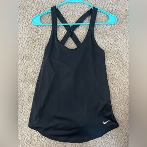 Nike Dri-Fit Black Backless Sleeveless Tank Top